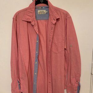 Salmon Long Sleeve Button Down (Size Small)